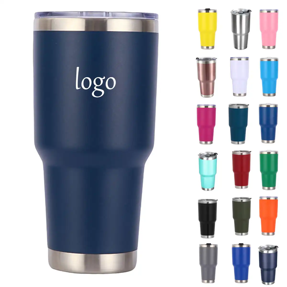 30oz Insulated Stainless Steel Tumbler product detail view