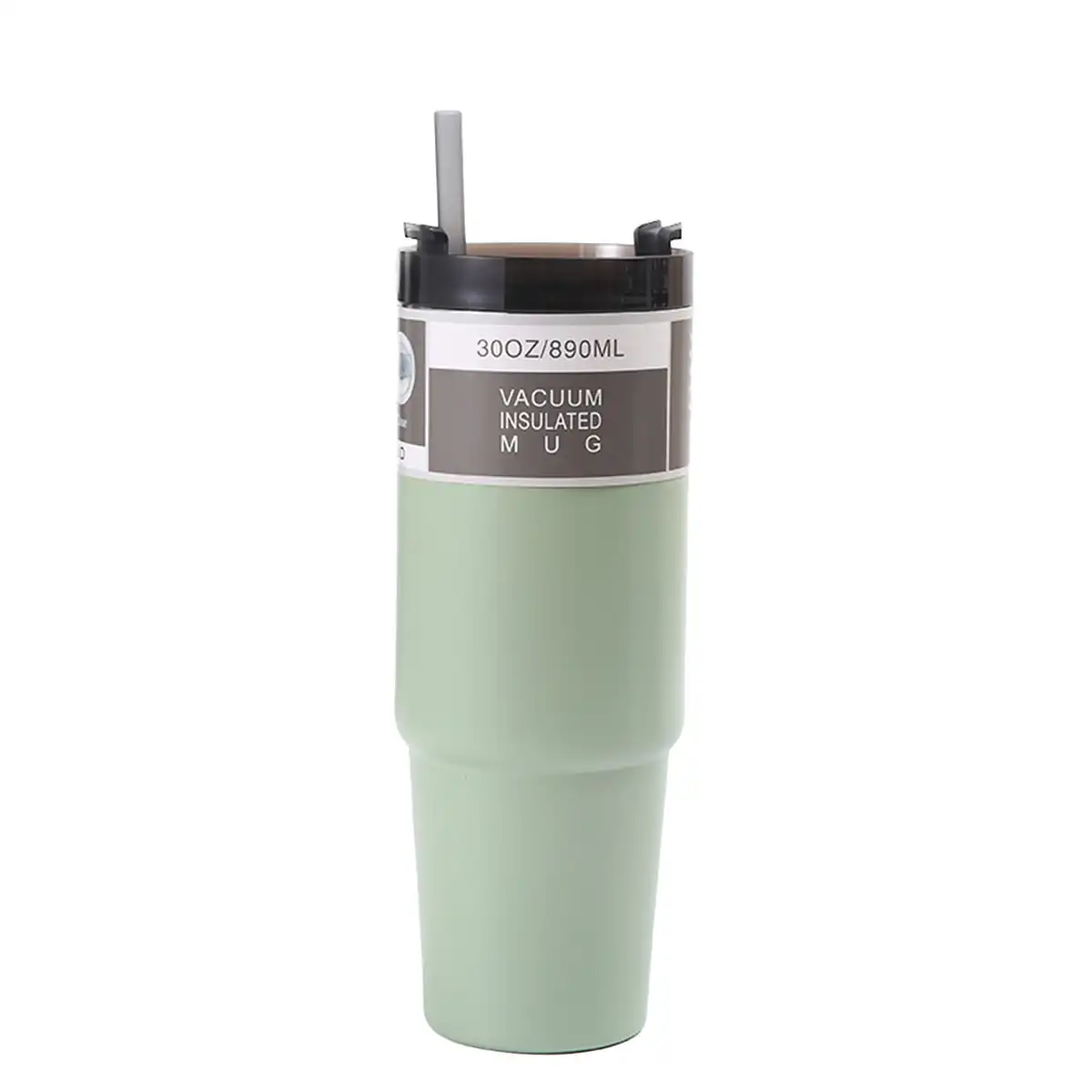 Insulated Stainless Steel Tumbler Straw product close-up