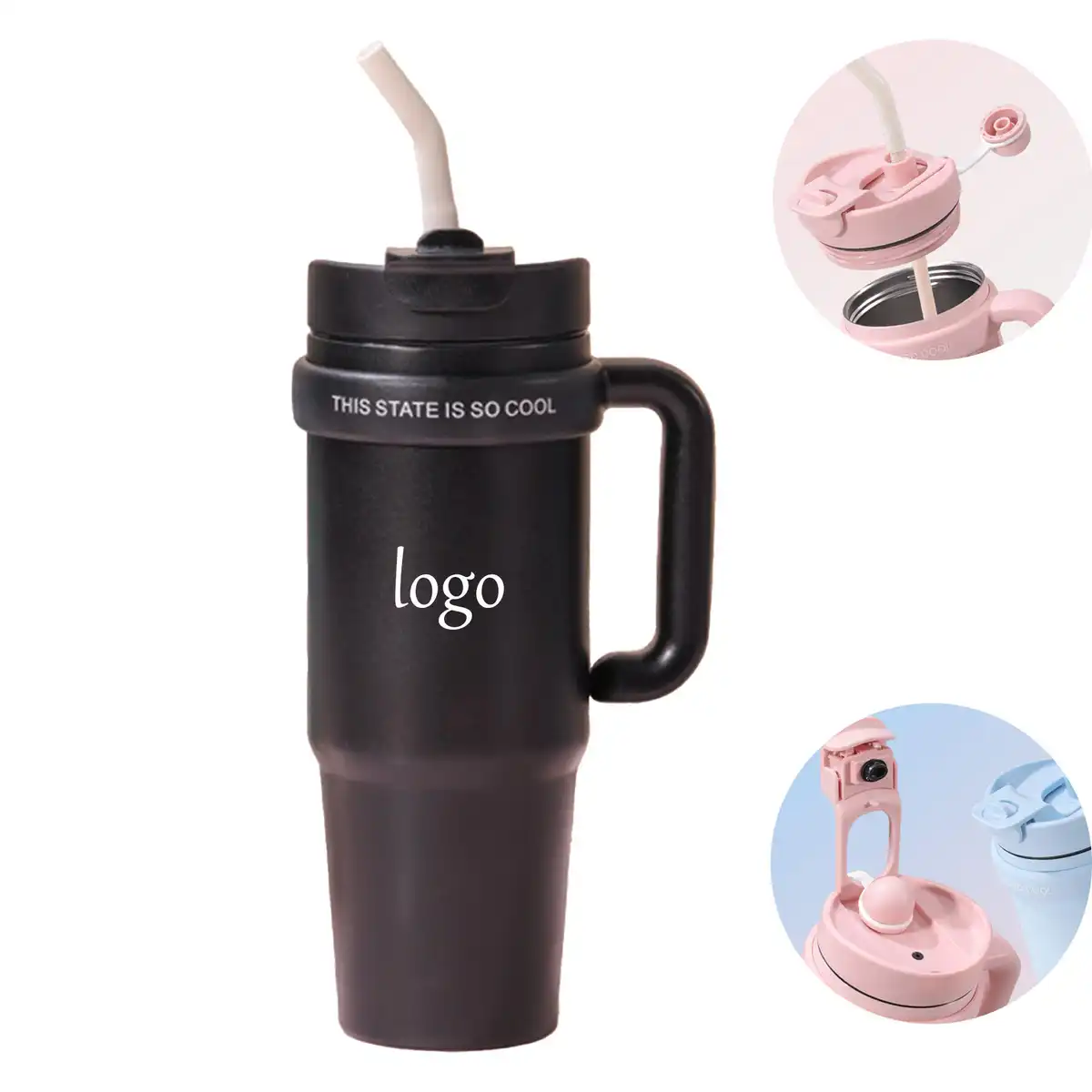 30oz Insulated Tumbler with Handle