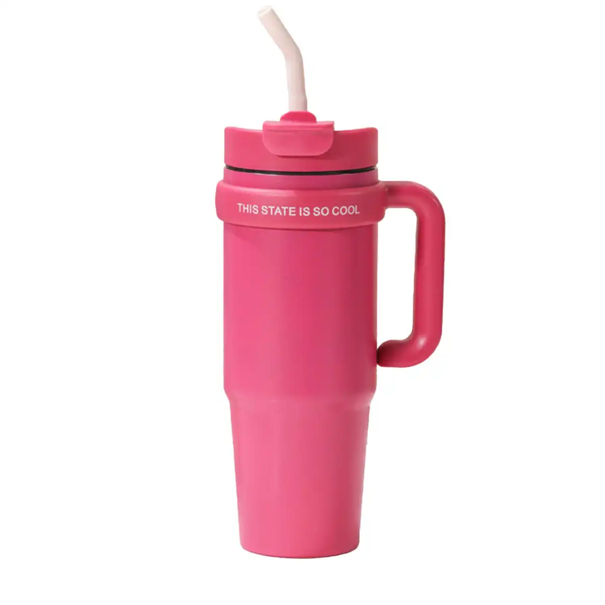 30oz Insulated Tumbler with Handle product with accessories