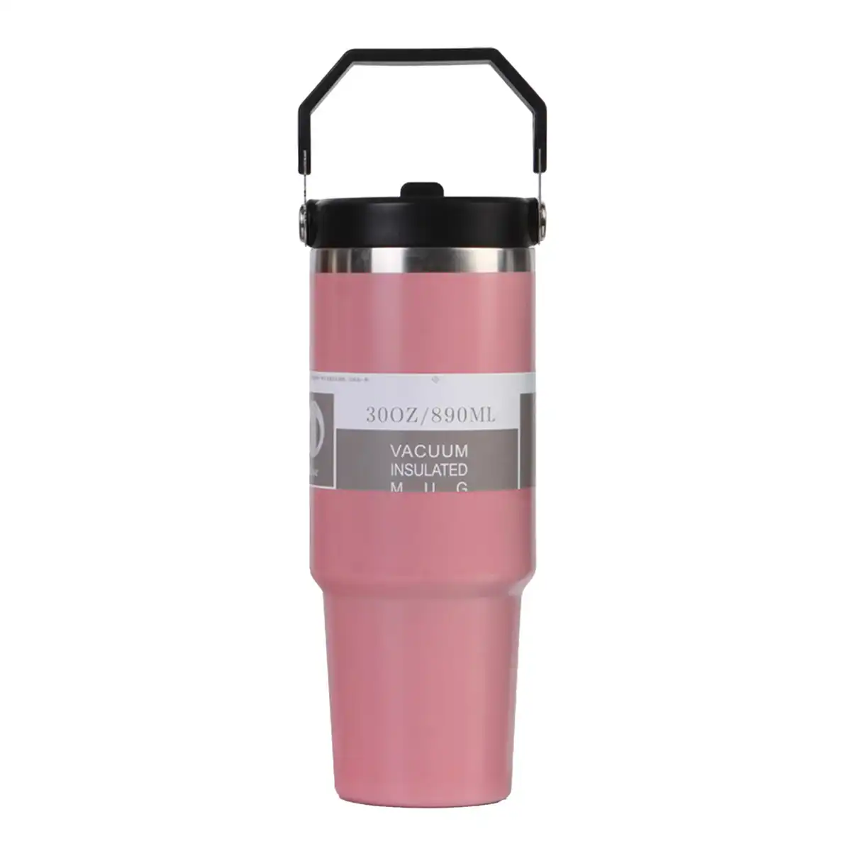 Insulated 30oz Stainless Steel Travel Mug product close-up