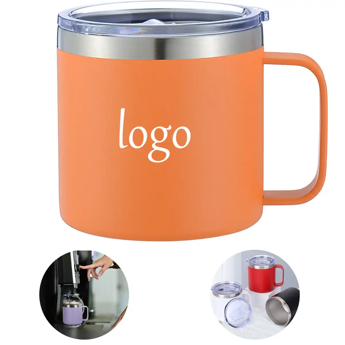 Insulated Stainless Steel Travel Mug 14oz