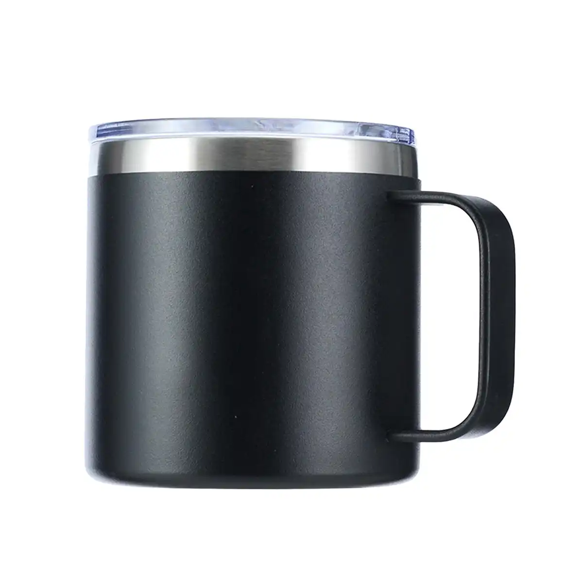 Insulated Stainless Steel Travel Mug 14oz product close-up