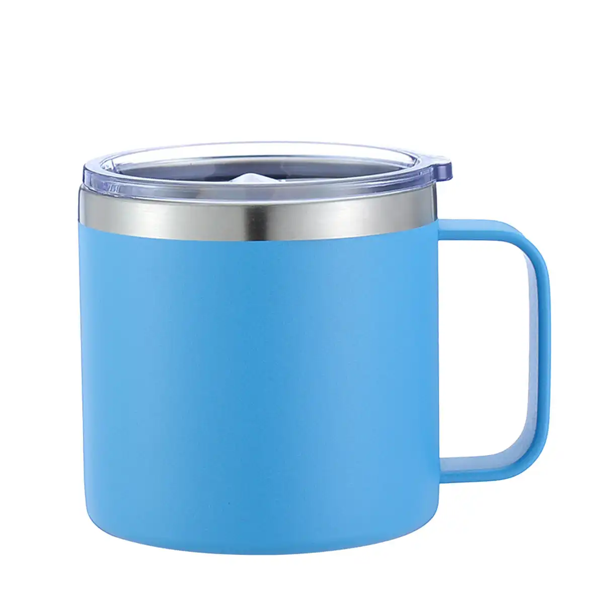 Insulated Stainless Steel Travel Mug 14oz custom logo imprint view