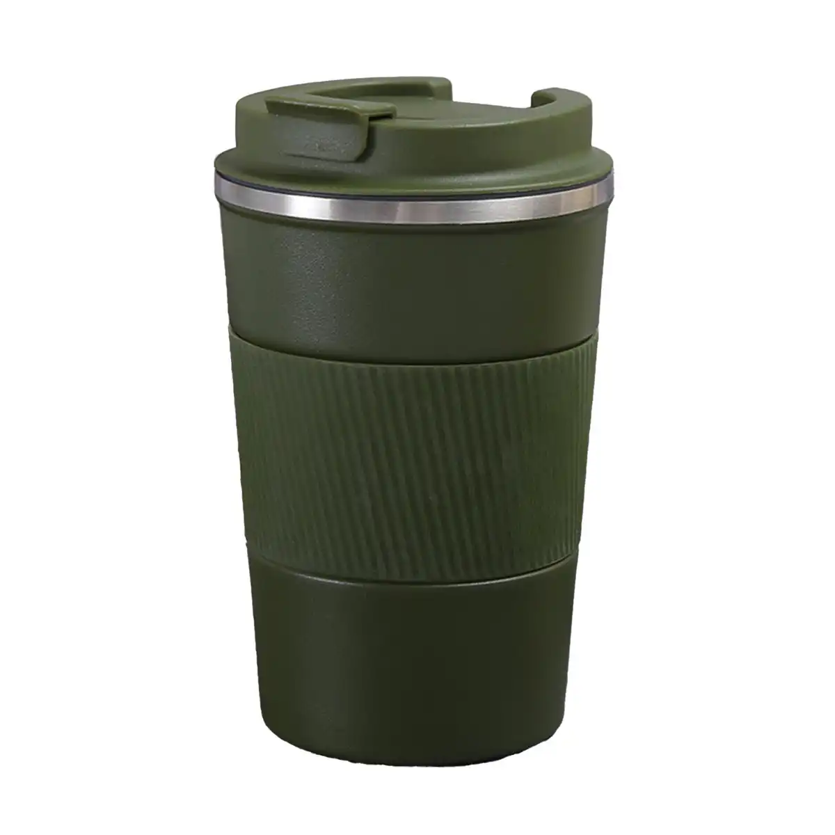 Insulated Coffee Travel Mug product with accessories
