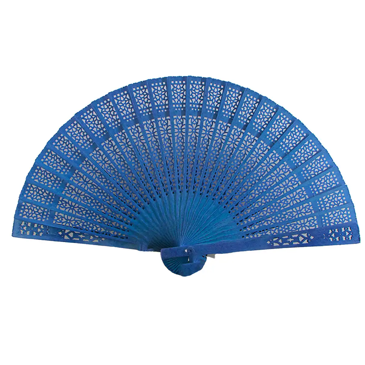 Elegant Wooden Folding Fan alternate product angle