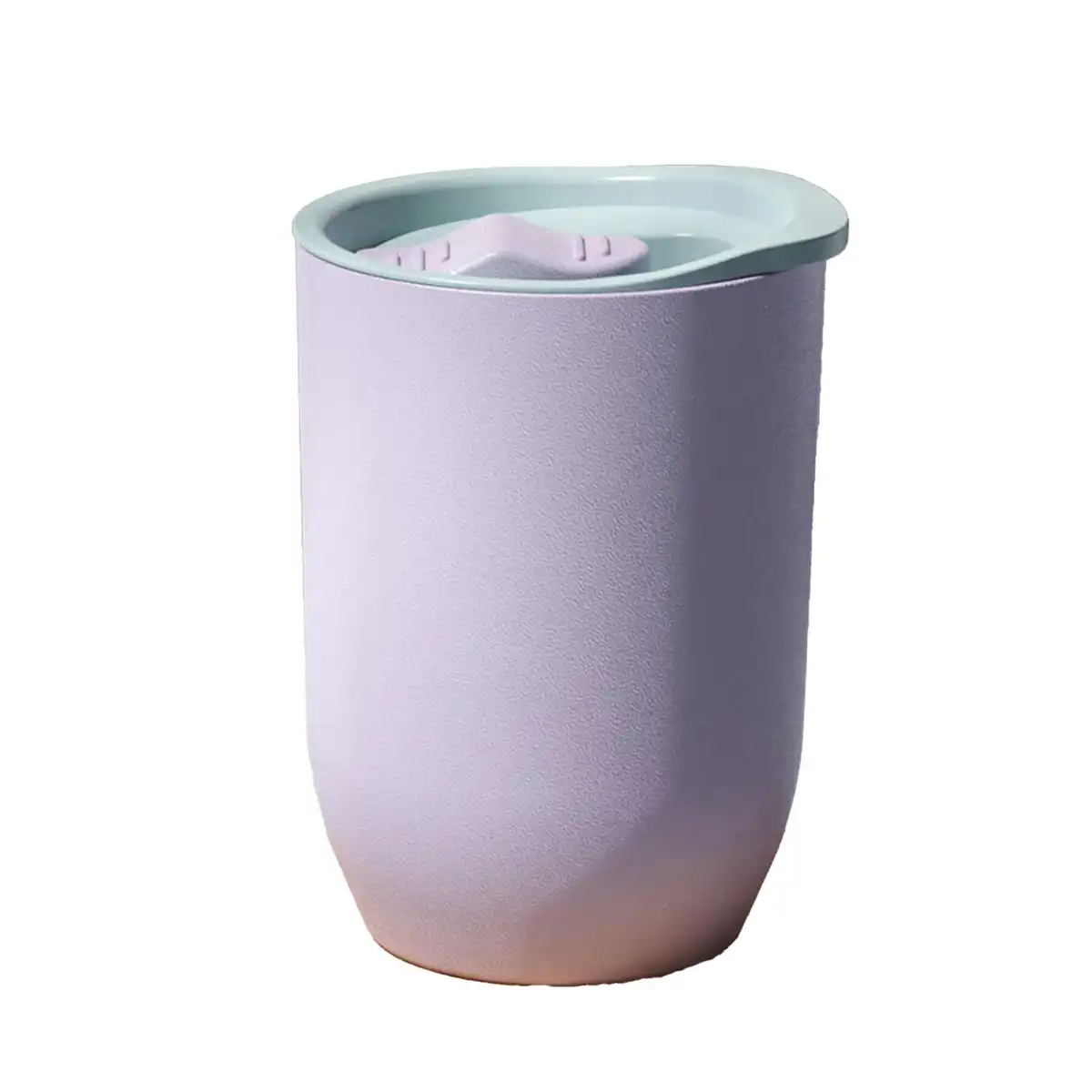 Eggshell Plastic Water Cup custom logo imprint view