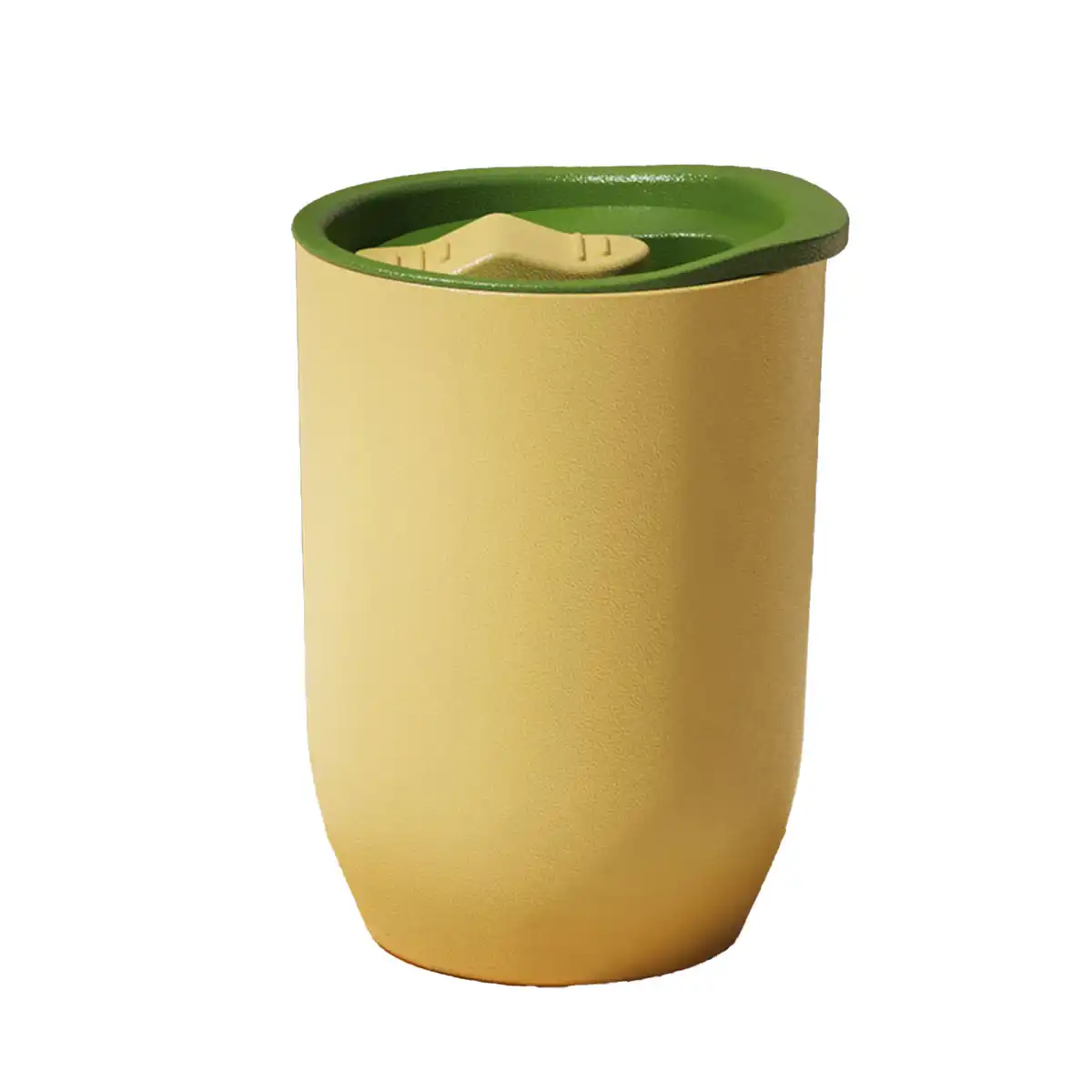 Eggshell Plastic Water Cup product in use