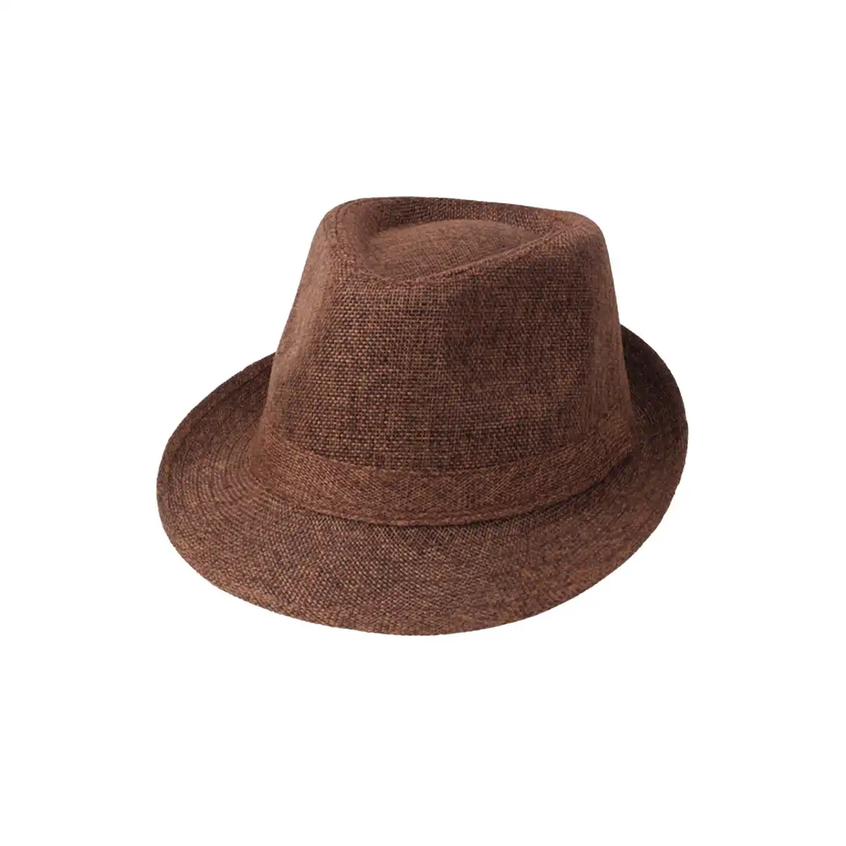 Men's Breathable Linen Fedora product close-up