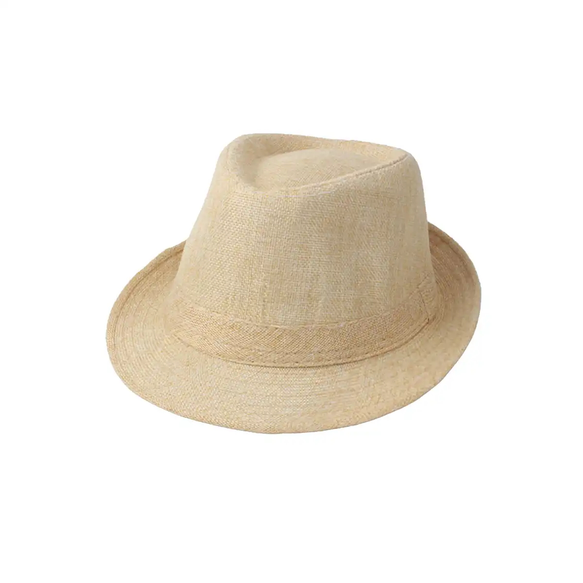 Men's Breathable Linen Fedora product with accessories