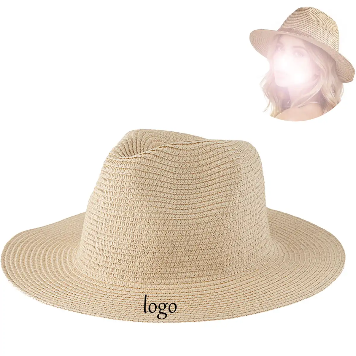 Elegant Straw Panama Sun Hat