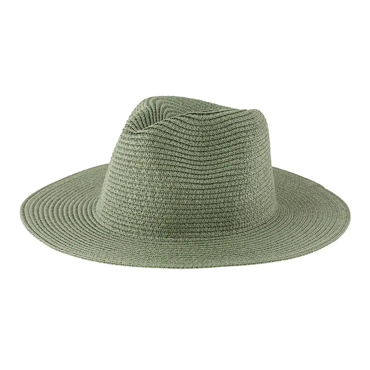 Elegant Straw Panama Sun Hat product with accessories