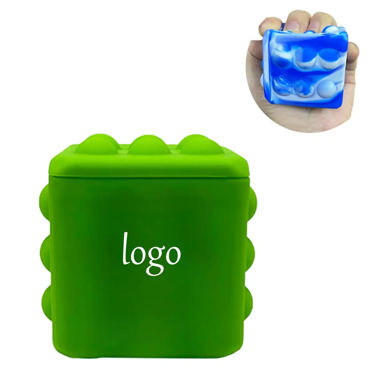 Silicone Pop Fidget Square