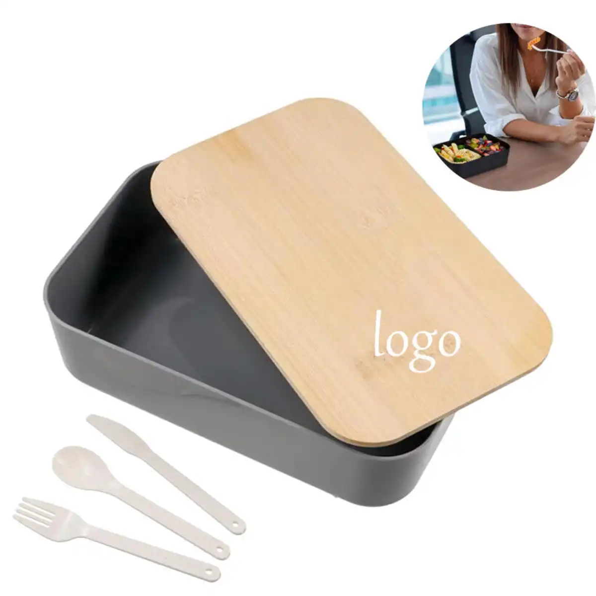 Eco Wheat Straw Bento Box