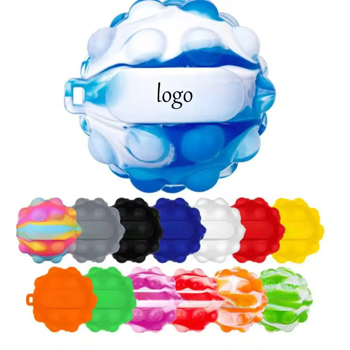 Silicone Pop Ball Fidget Toy product detail view