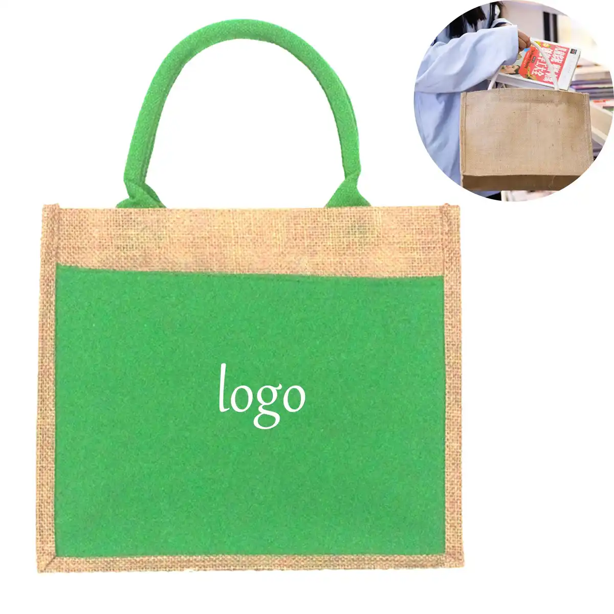 Eco Friendly Linen Canvas Tote
