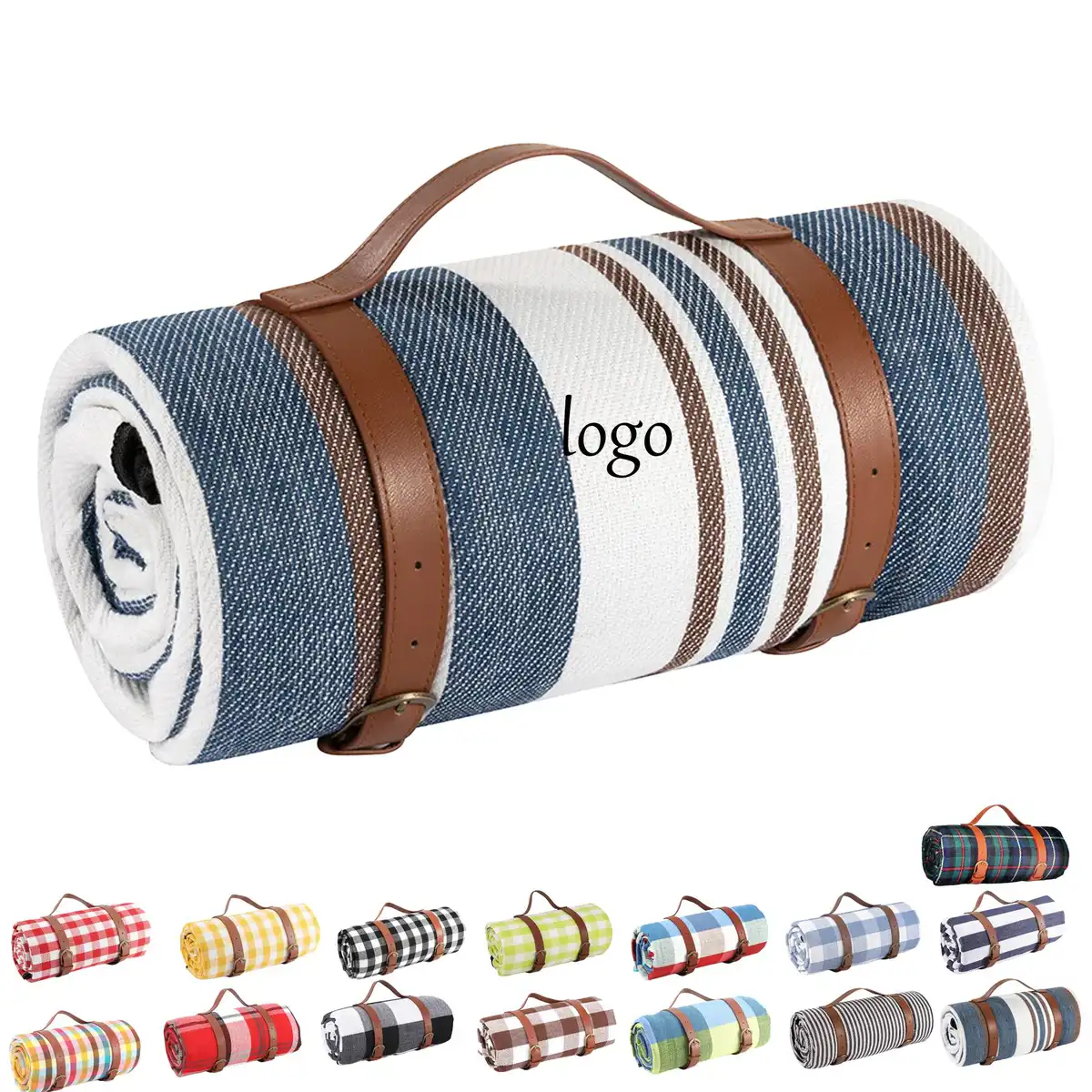 Waterproof Picnic Mat with Straps product detail view