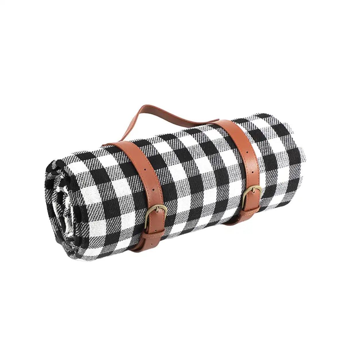 Waterproof Picnic Mat with Straps product with accessories