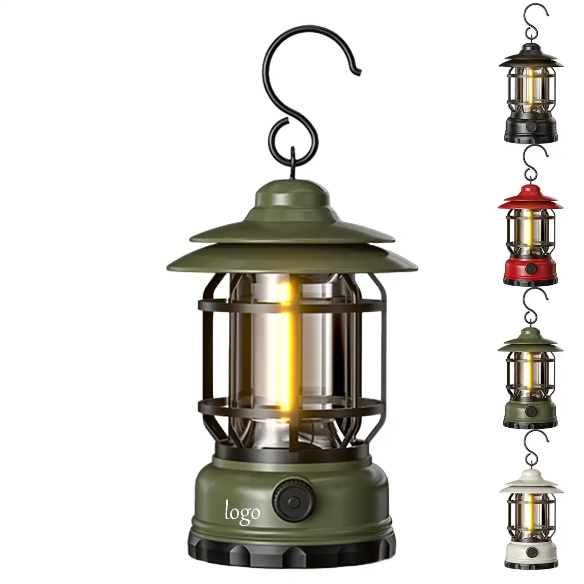 Vintage LED Rechargeable Lantern product detail view