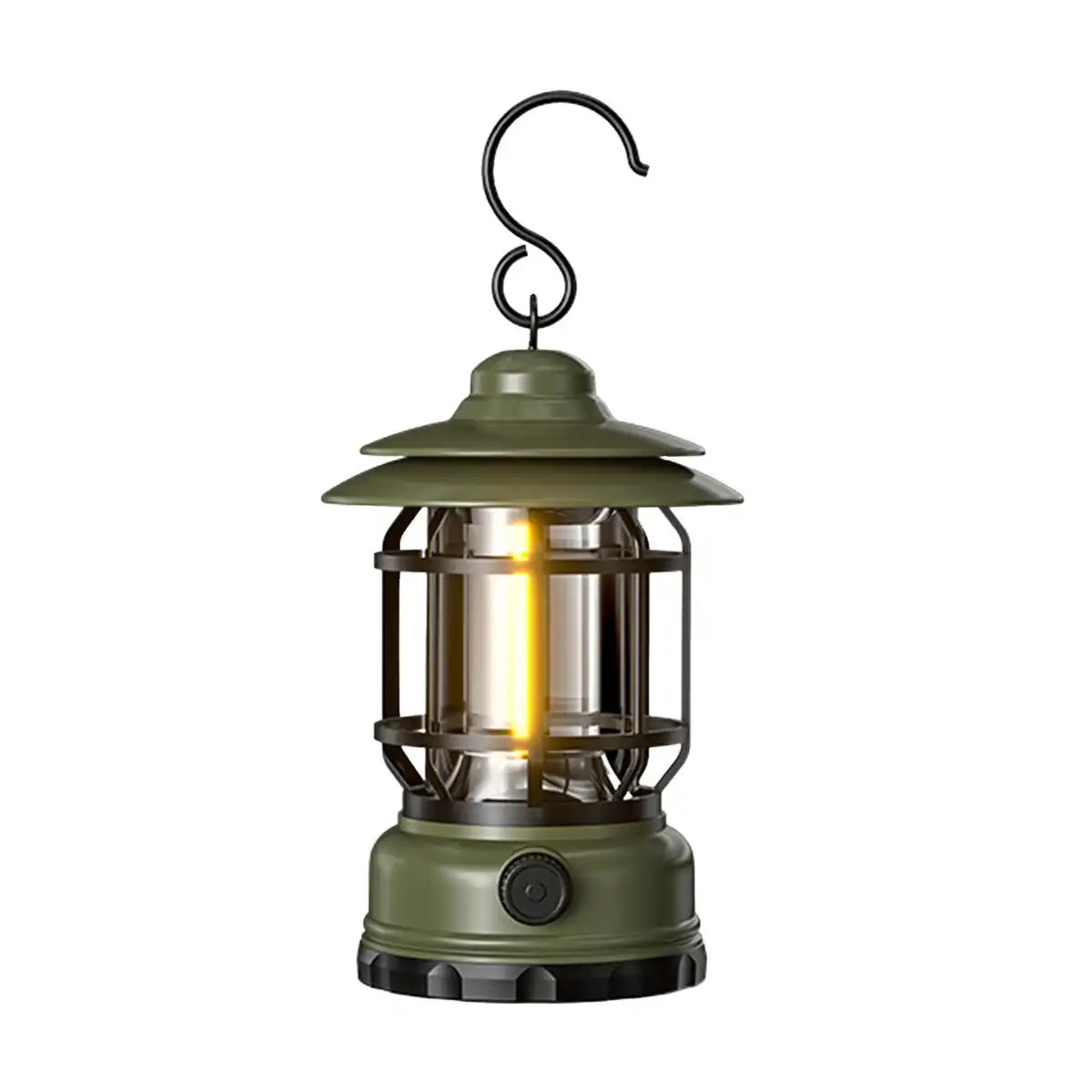 Vintage LED Rechargeable Lantern product close-up