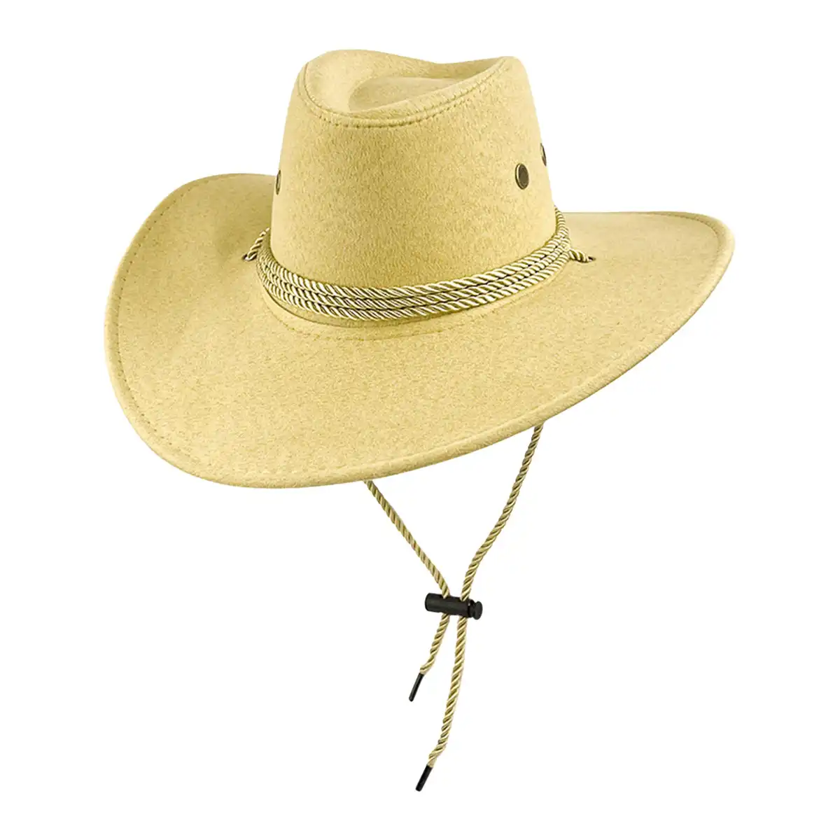Rugged Wool Felt Cowboy Fedora product close-up