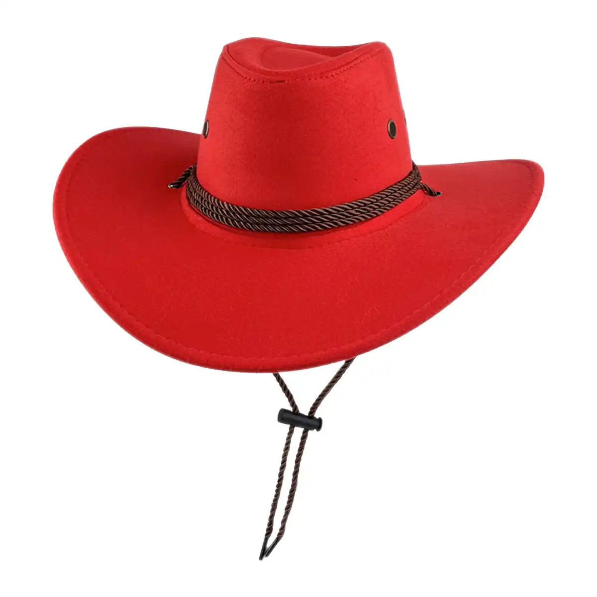 Rugged Wool Felt Cowboy Fedora additional product view