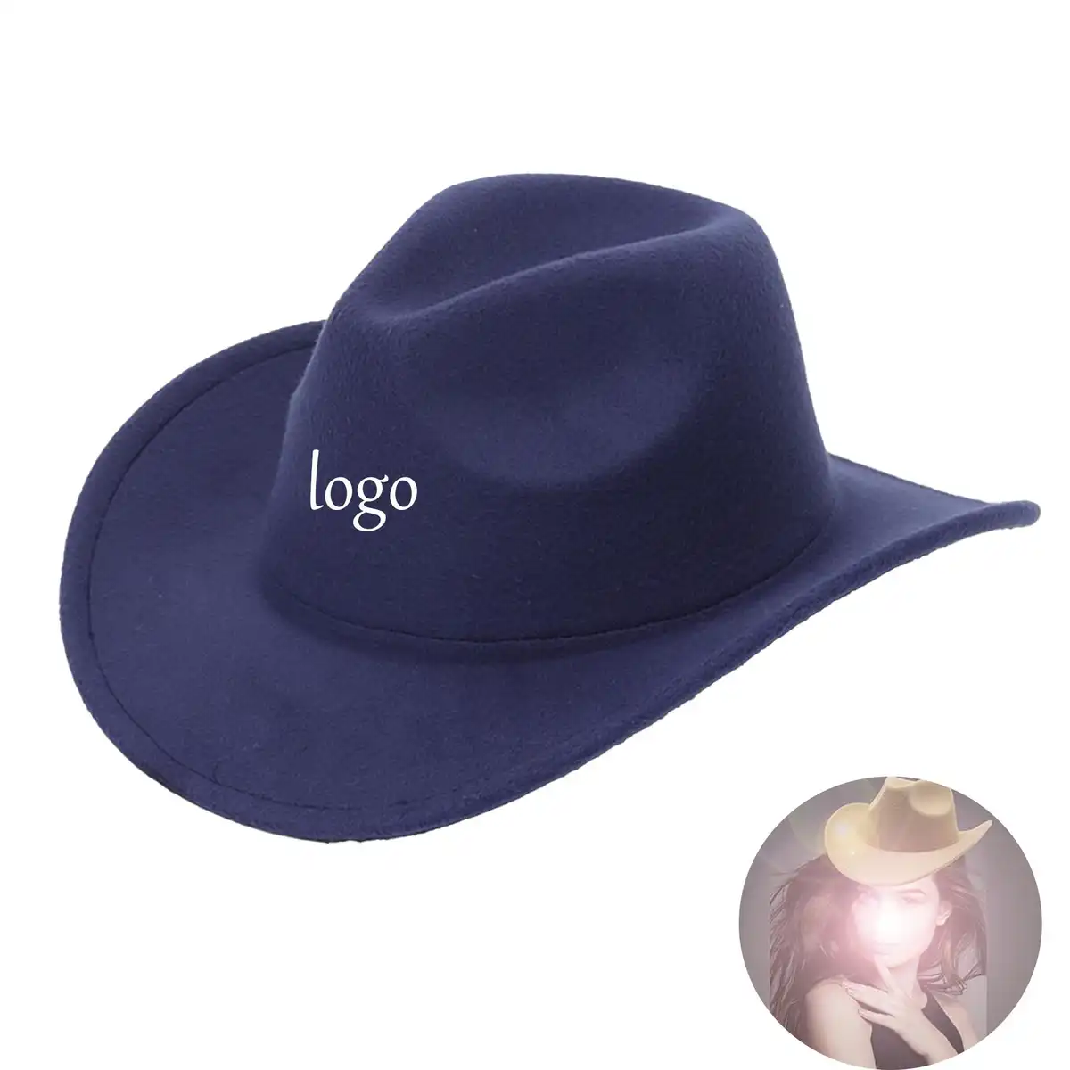 Wool Felt Western Hat