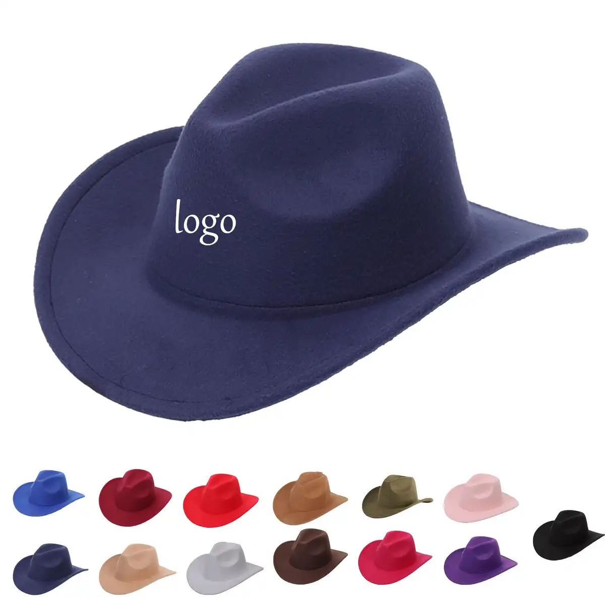Wool Felt Western Hat product detail view