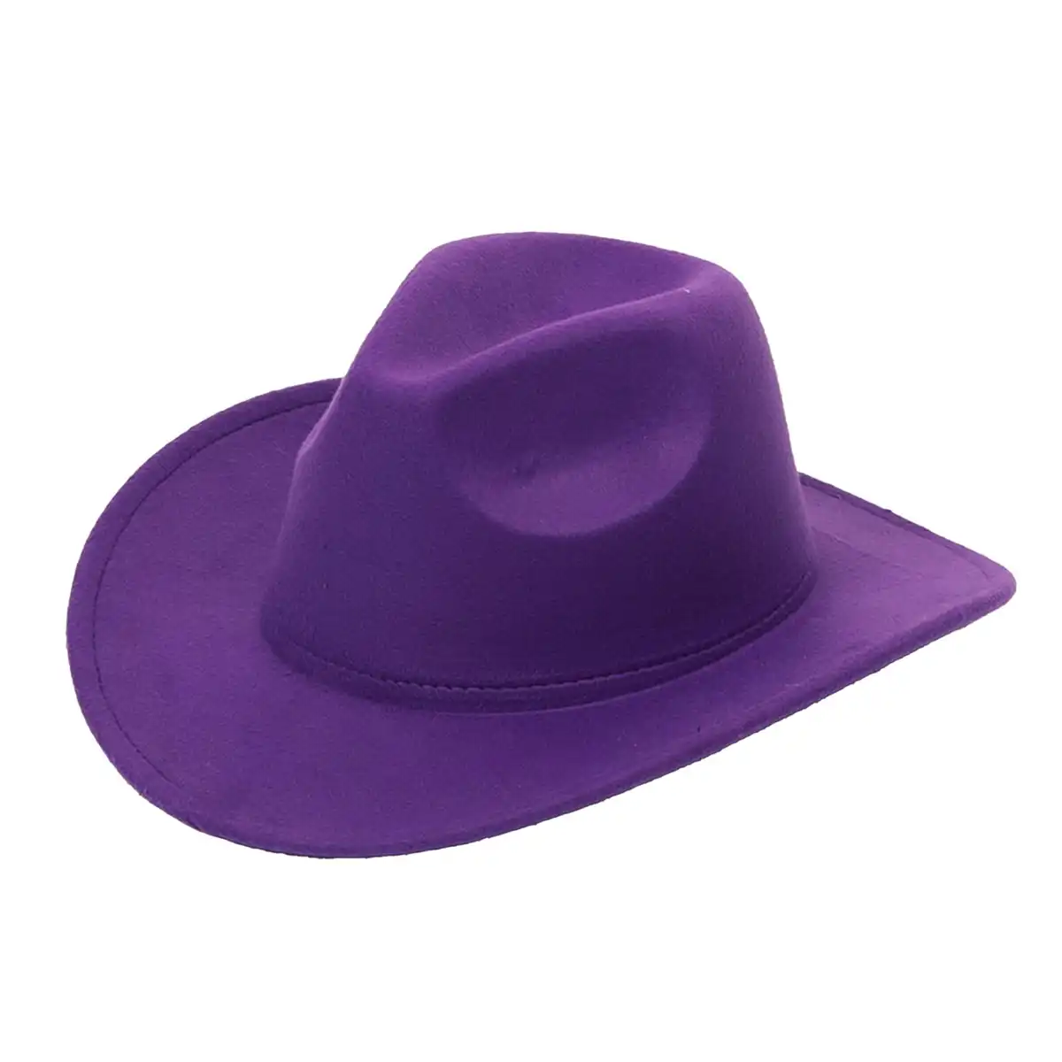 Wool Felt Western Hat product close-up
