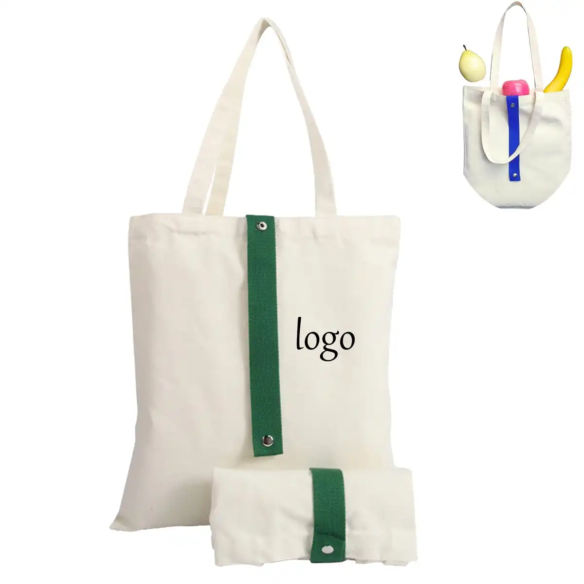 Eco Friendly Foldable Canvas Tote