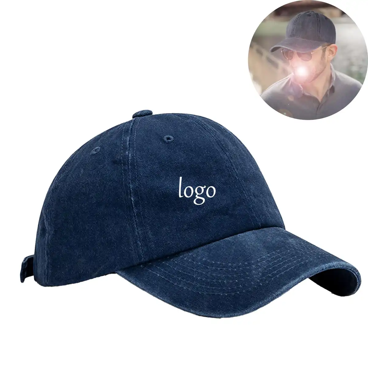 Vintage Washed Cotton Baseball Cap