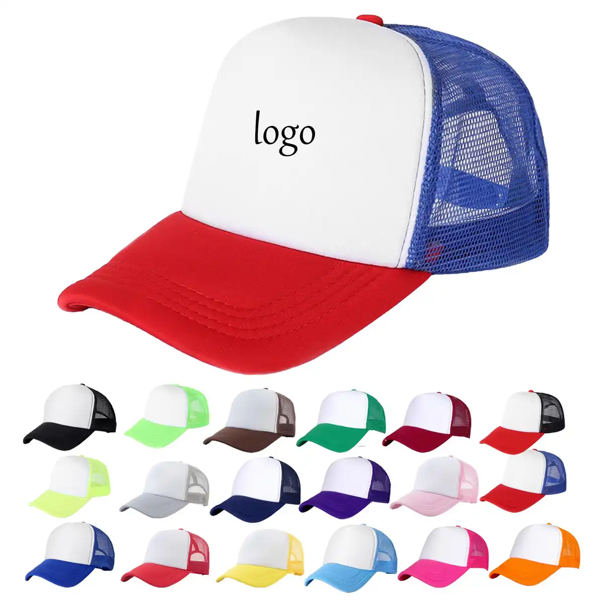 Breathable Mesh Trucker Cap product detail view
