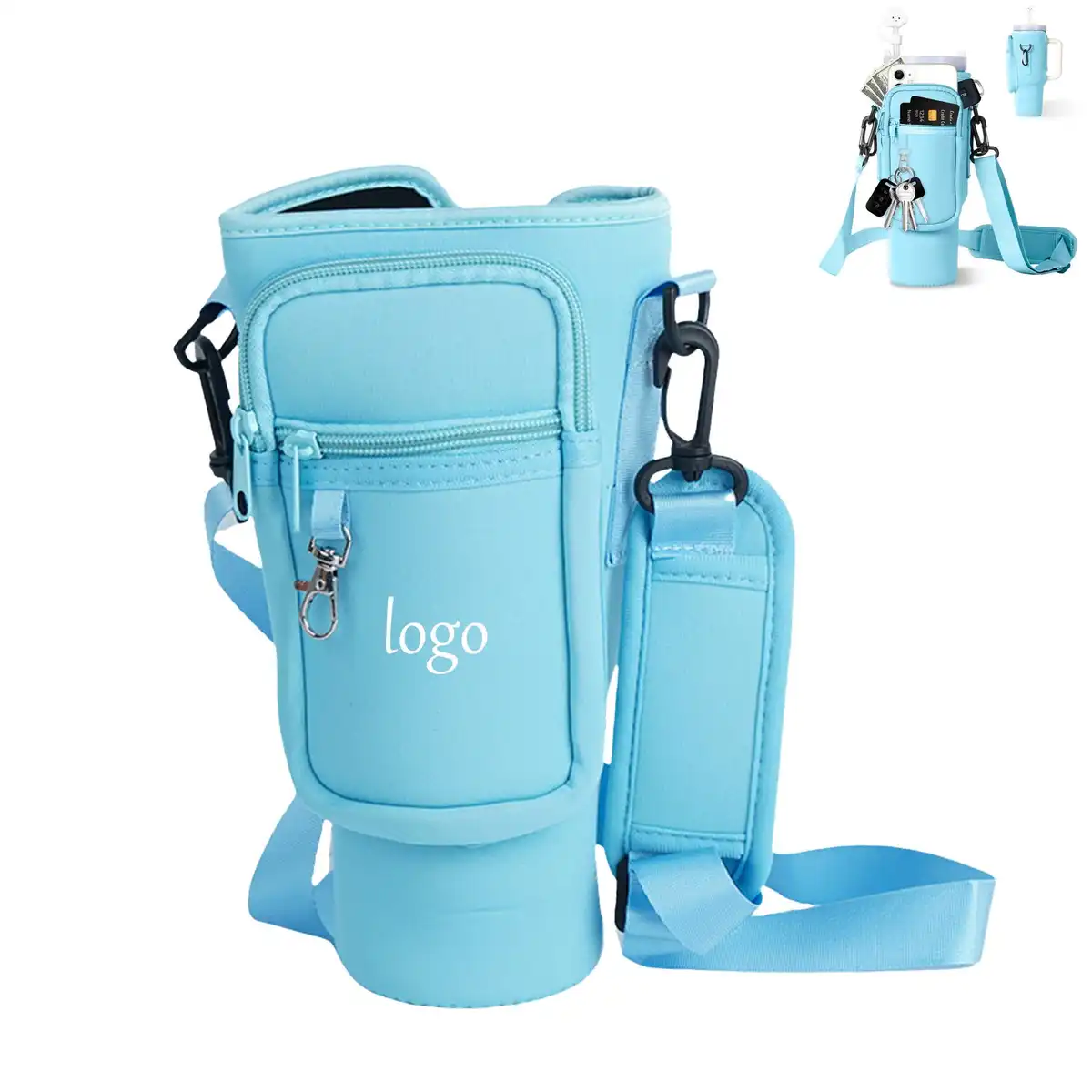Insulated 40oz Tumbler Carrier Sleeve