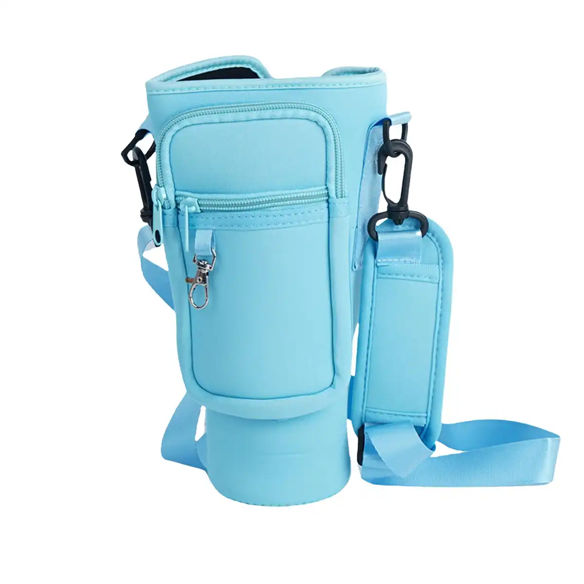 Insulated 40oz Tumbler Carrier Sleeve product with accessories