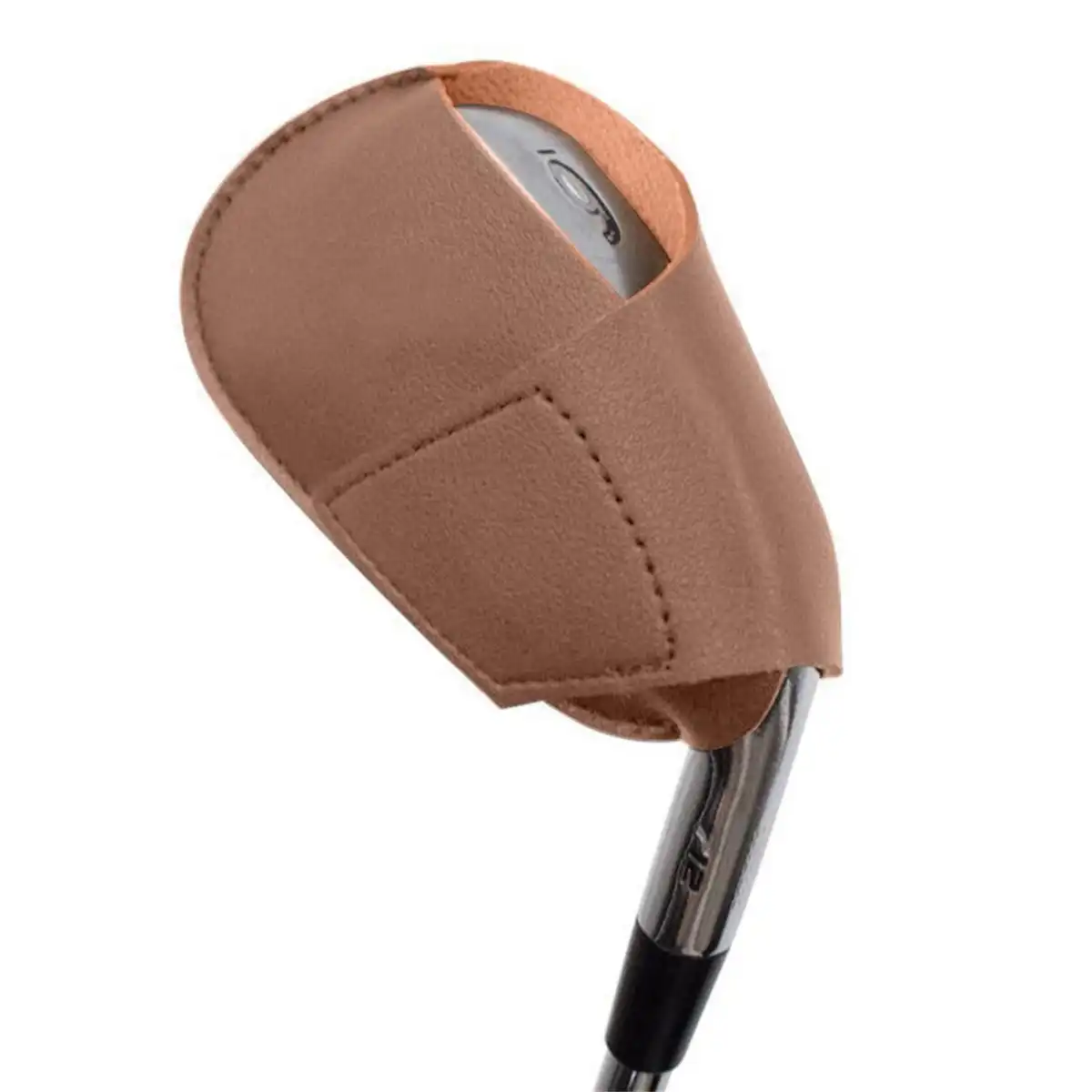 Vegan Leather Golf Iron Covers product close-up