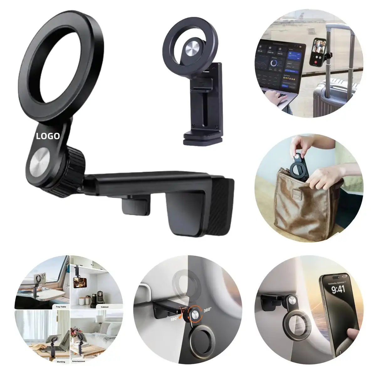 Magnetic Airplane Phone Mount