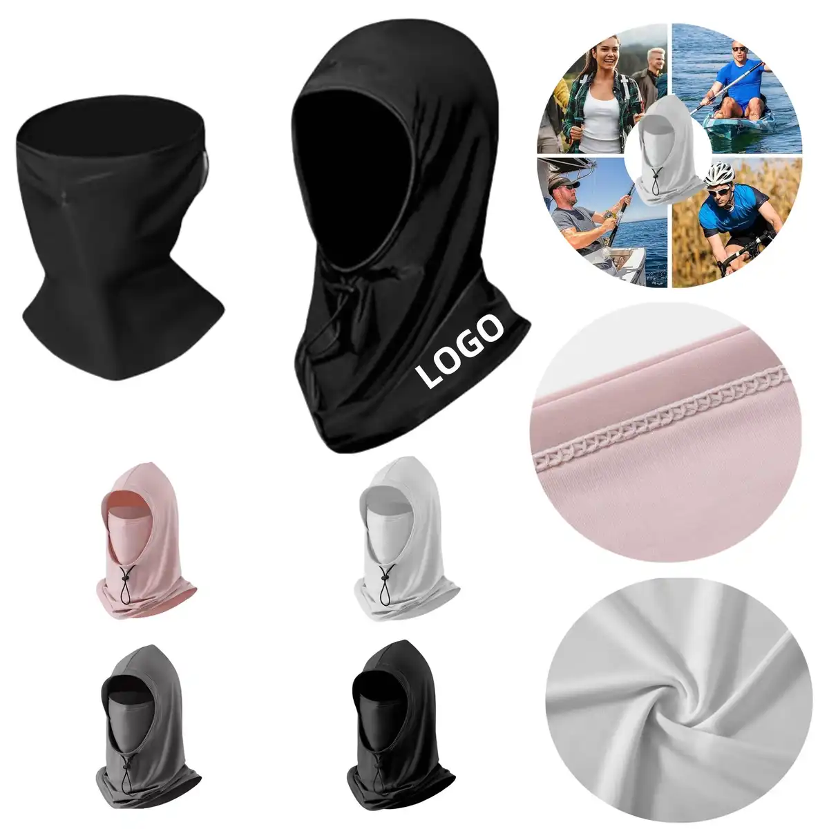 Detachable UV Balaclava Face Mask