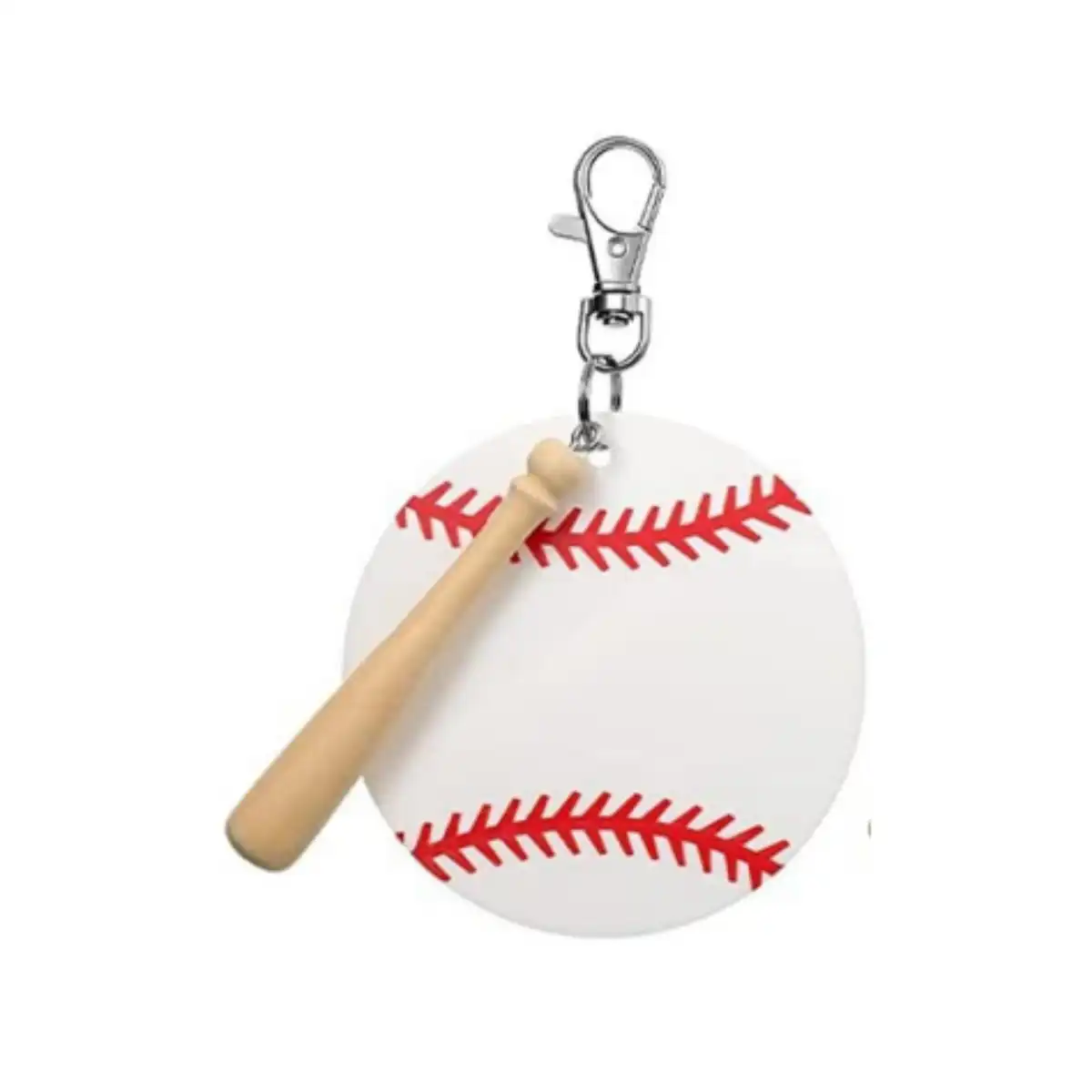 Baseball Acrylic Keychain Set alternate product angle
