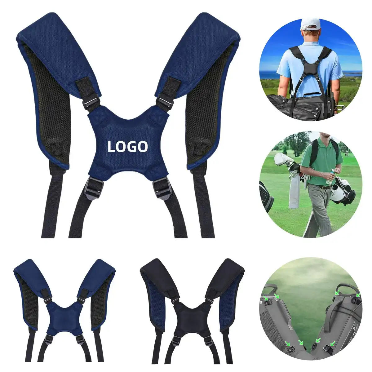 Durable Nylon Golf Bag Strap