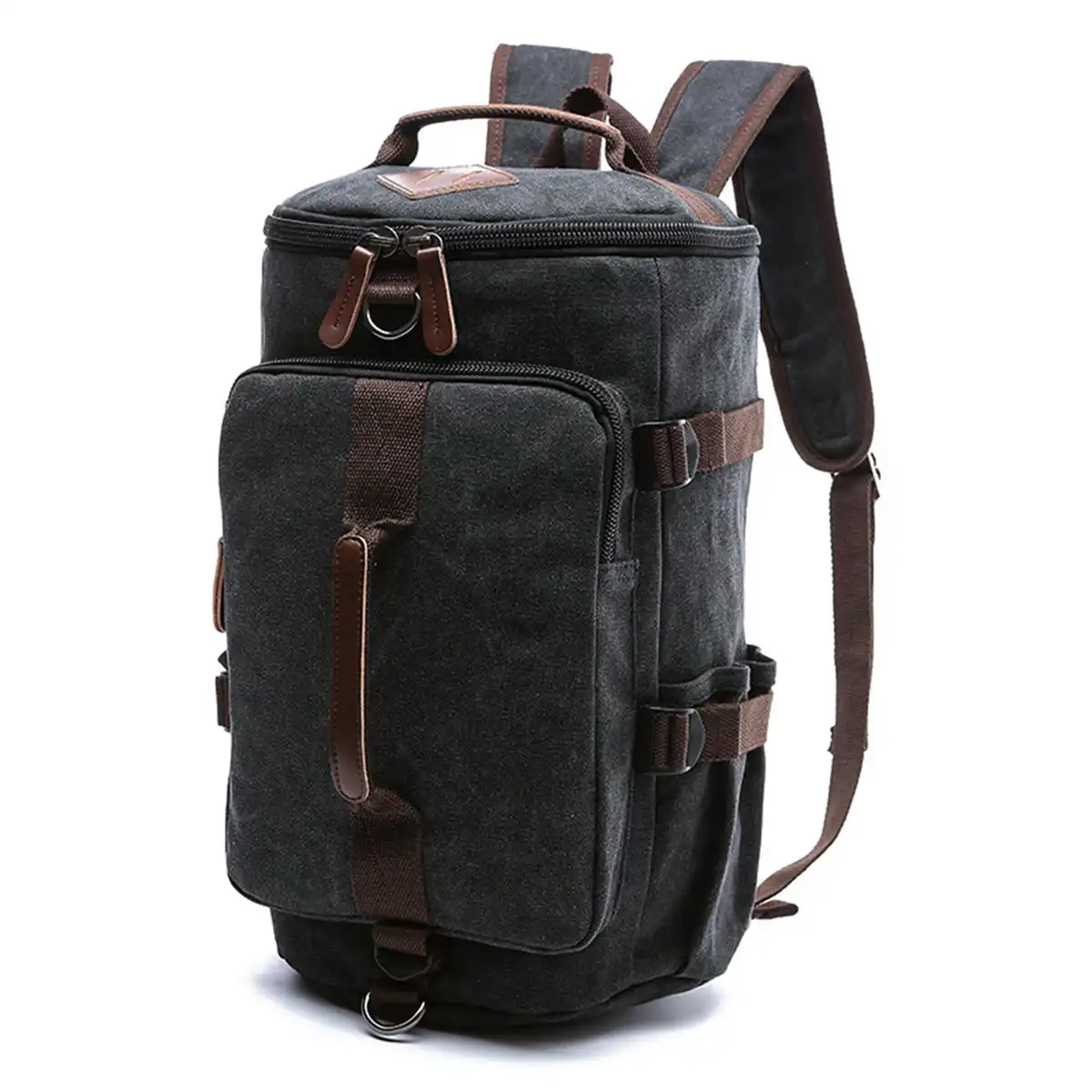Vintage Canvas Convertible Travel Backpack alternate product angle