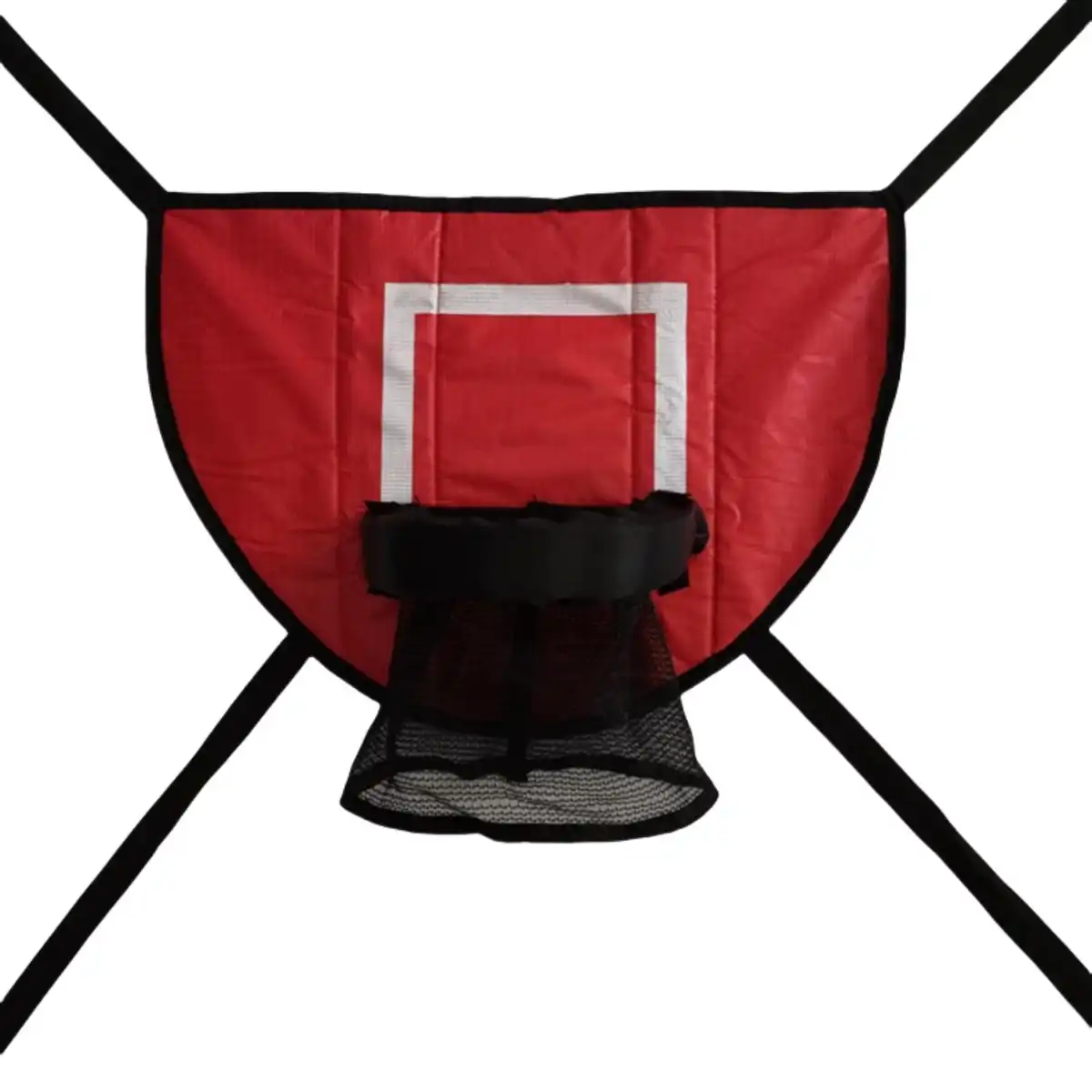 Trampoline Basketball Hoop Kit product in use