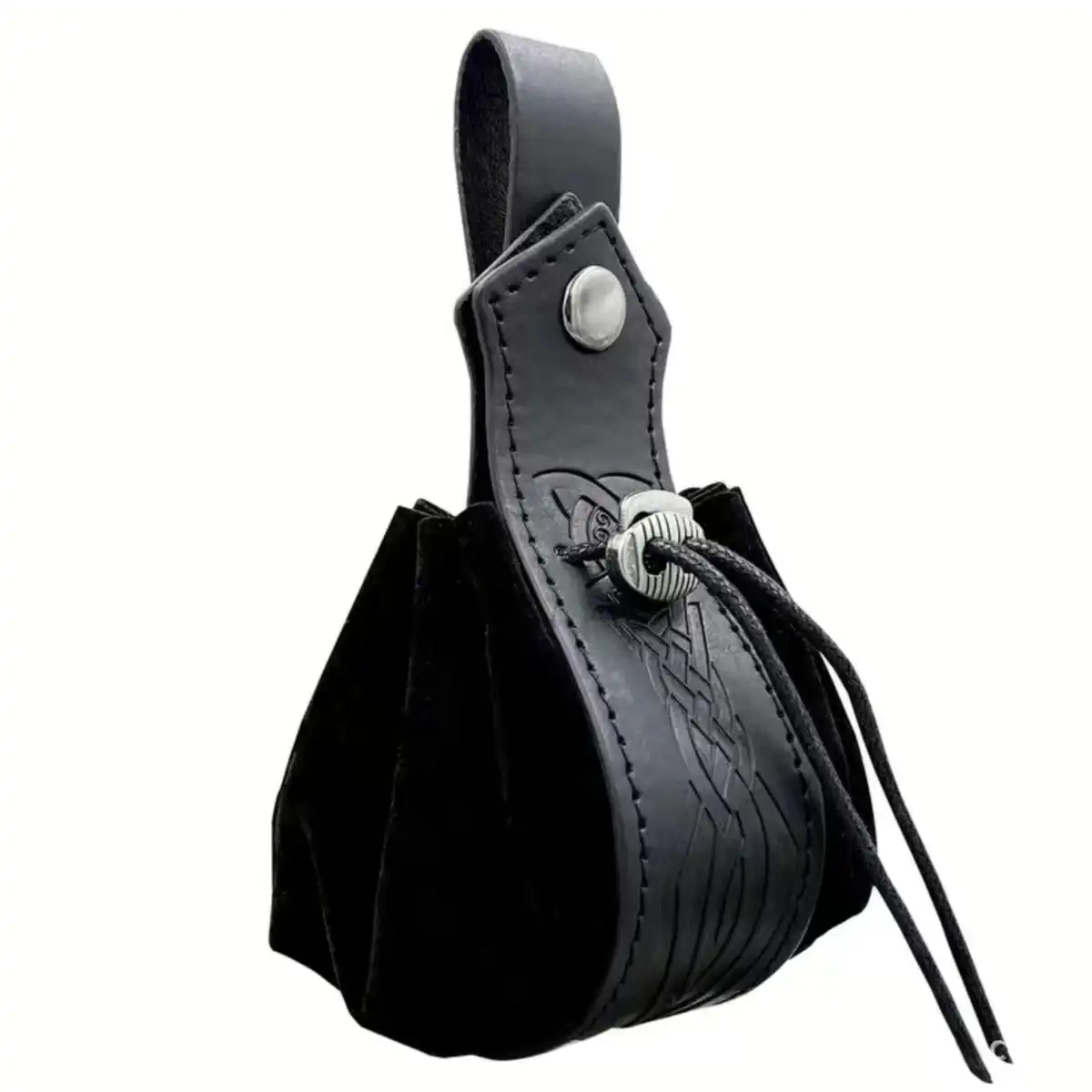 Vintage PU Leather Belt Pouch alternate product angle