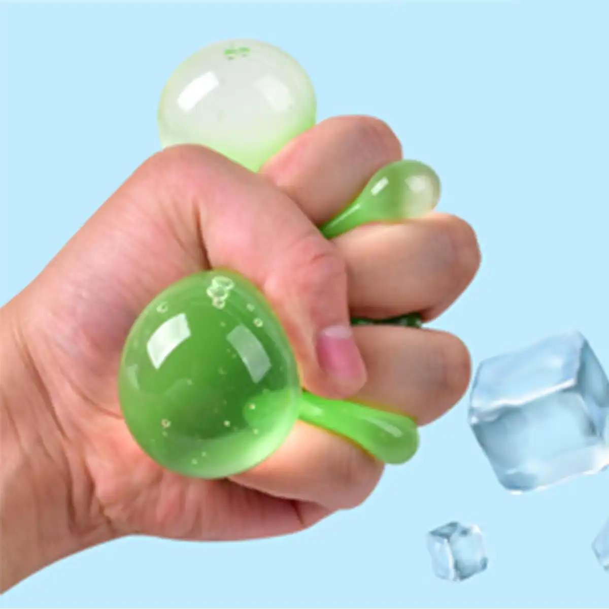 Glow Cube Stress Reliever alternate product angle