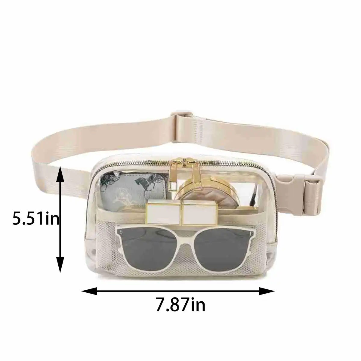 Waterproof Clear Stadium Waist Pack product detail view