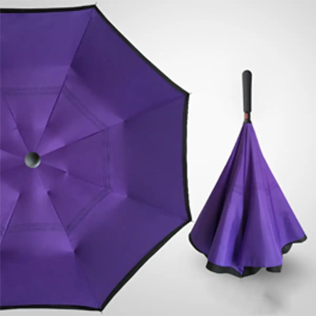 Inverted Pongee Umbrella 48 product close-up