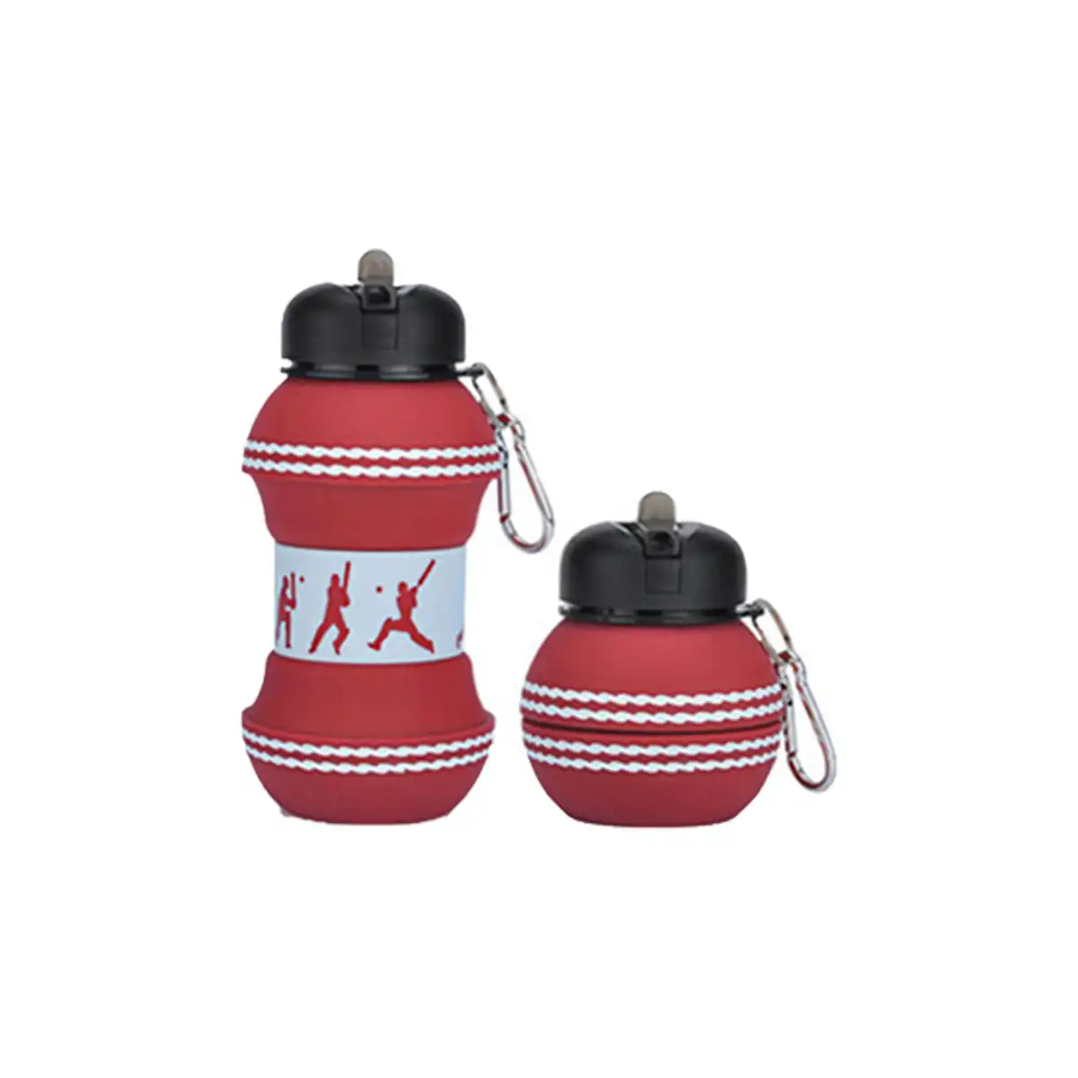 Foldable Silicone Sports Hydration Bottle alternate product angle