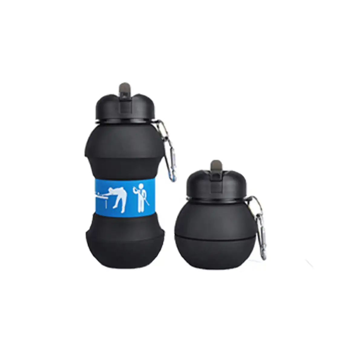 Foldable Silicone Sports Hydration Bottle additional product view