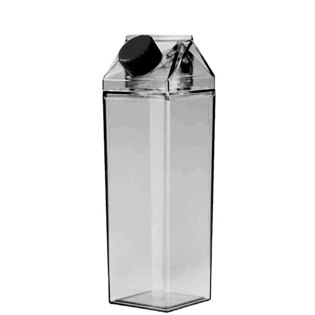 17oz Clear Plastic Milk Bottle alternate product angle