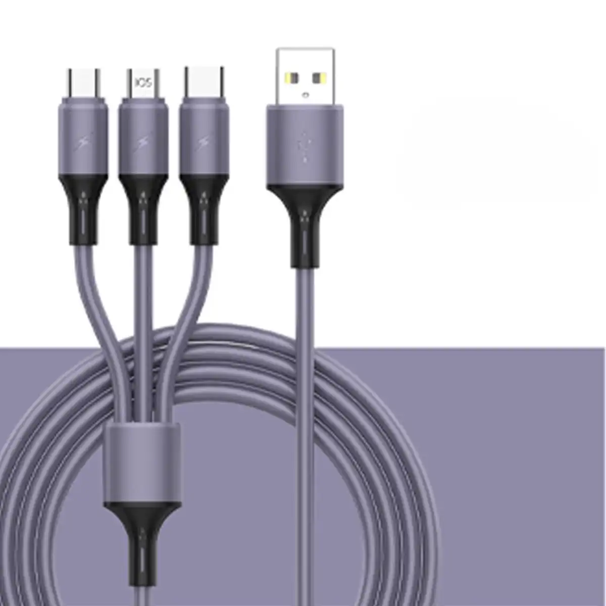 3-in-1 Fast Charging Cable alternate product angle