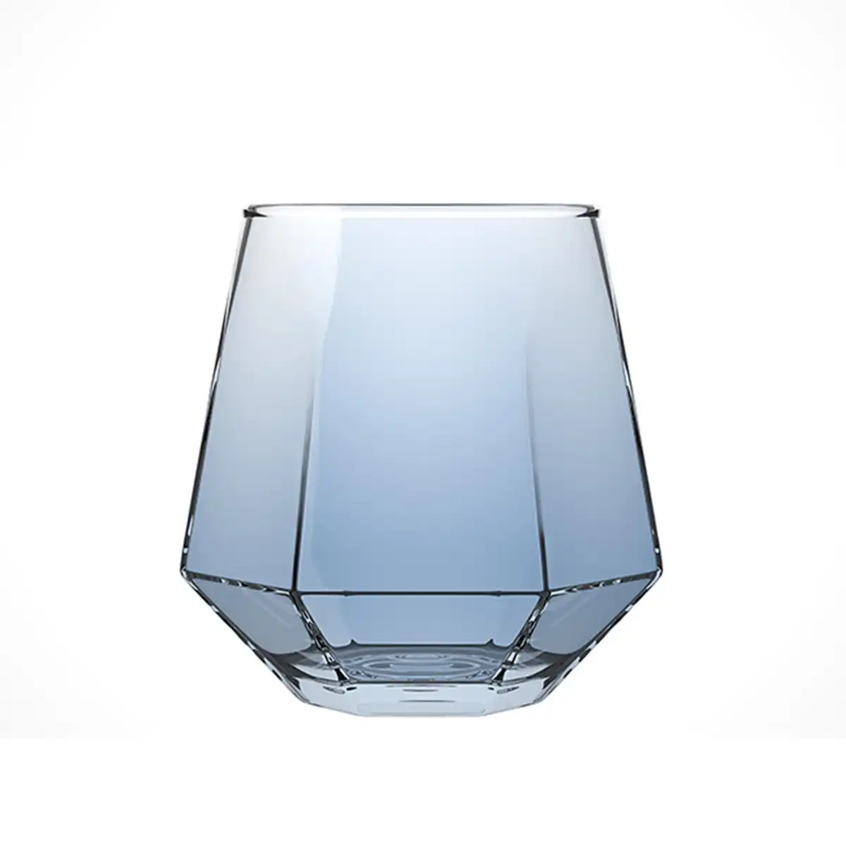 Elegant Diamond Stemless Wine Glass alternate product angle